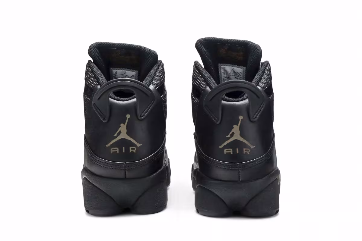 Air Jordan Winterized 6 Rings Black 2010, view 7