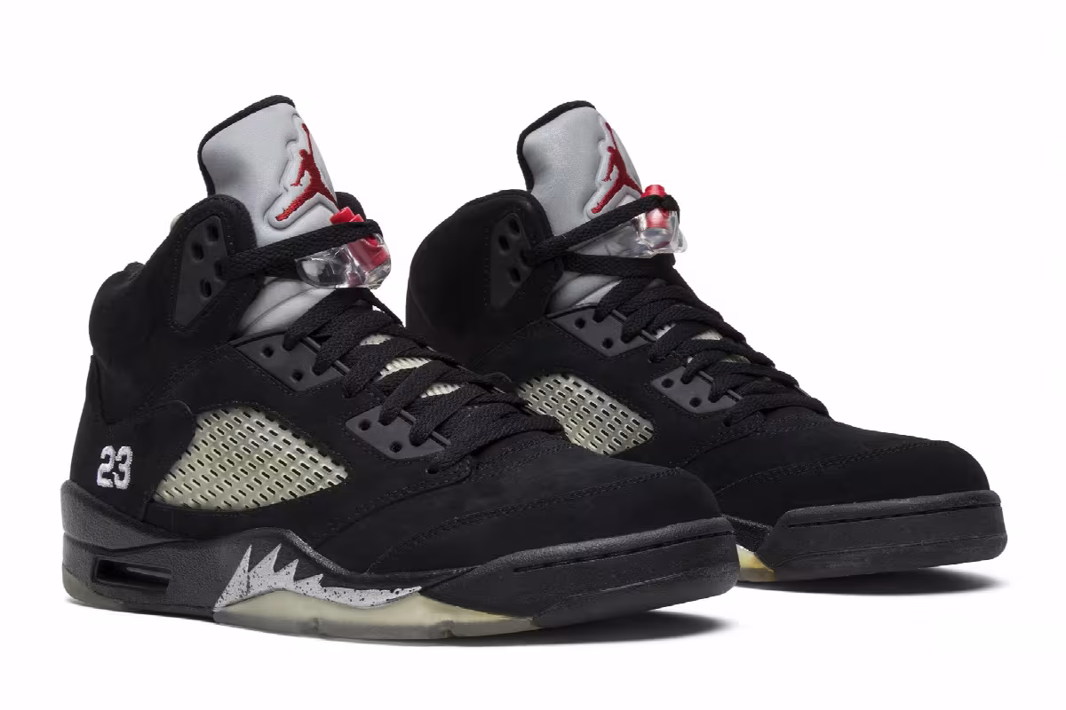 Air Jordan 5 Black Metallic 2011, view 9