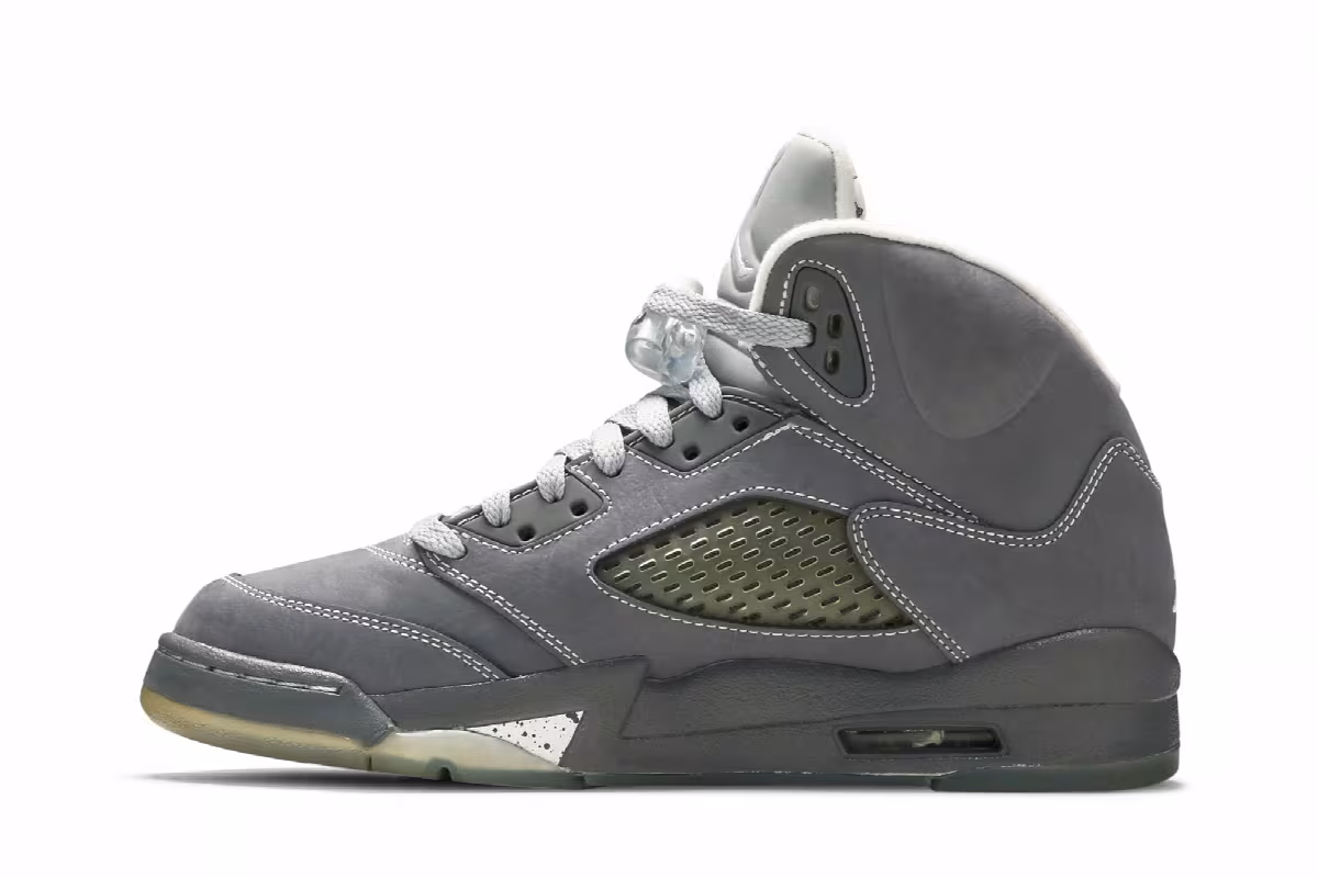 Air Jordan 5 GS Wolf Grey 2011, view 4
