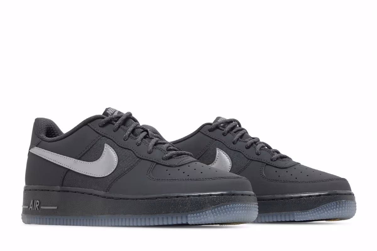 Nike Air Force 1 Low GS Anthracite Cool Grey, view 9
