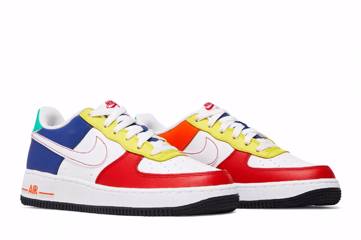 Nike Air Force 1 Low LV8 GS Rubik's Cube, view 9