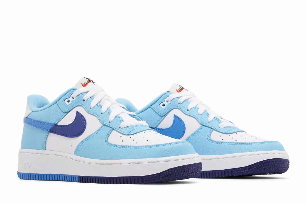 Nike Air Force 1 LV8 2 GS Split - Light Photo Blue, view 9