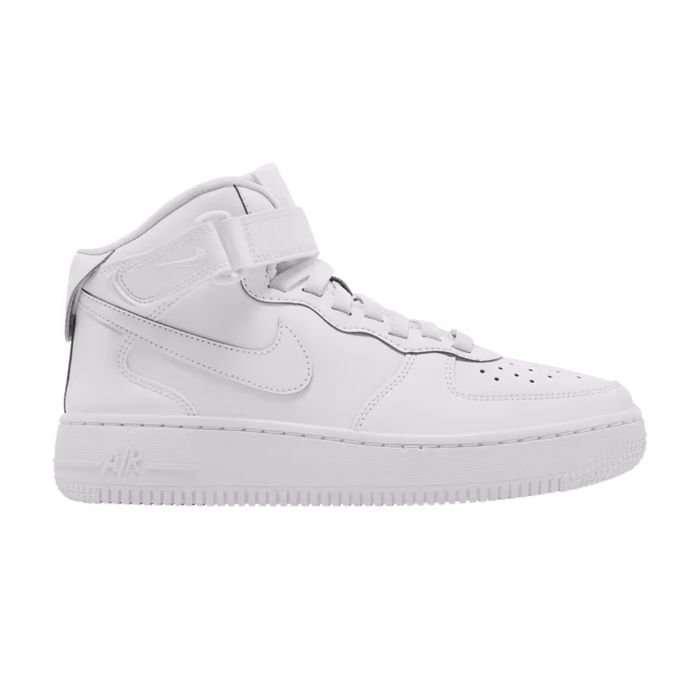 Nike Air Force 1 Mid EasyOn SE GS Triple White