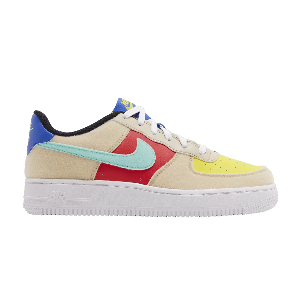 Nike Air Force 1 Low GS Multi-Color Velcro