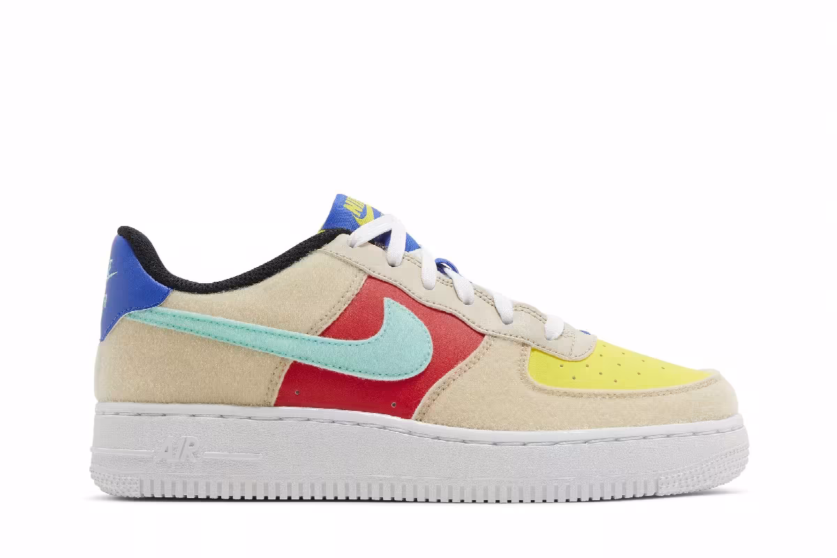 Nike Air Force 1 Low GS Multi-Color Velcro, view 2