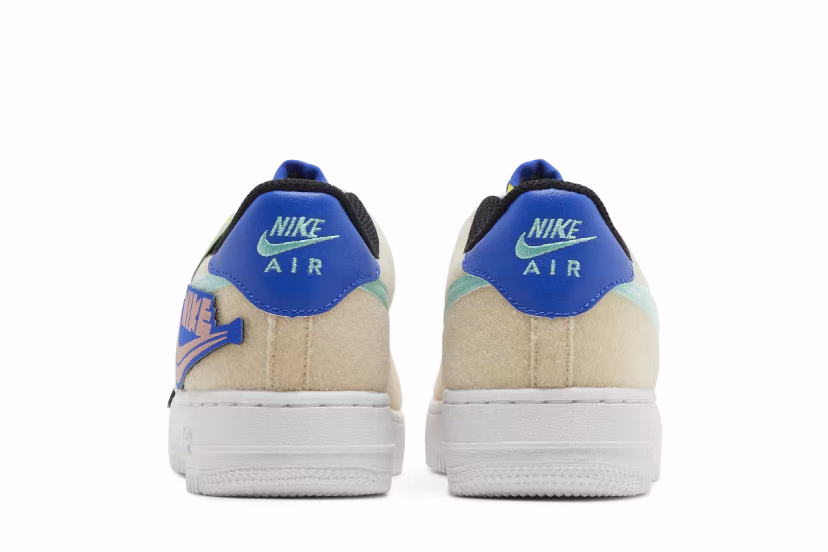 Nike Air Force 1 Low GS Multi-Color Velcro, view 7