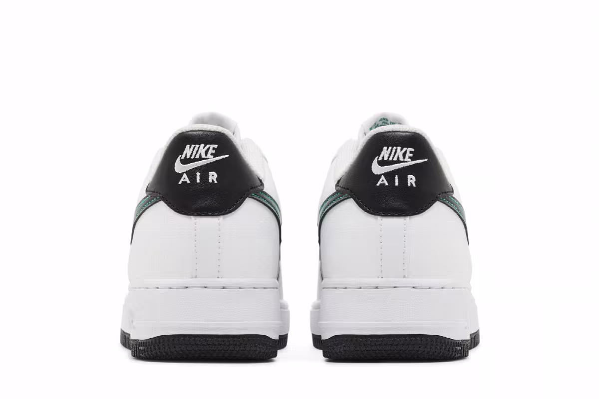 Nike Air Force 1 LV8 2 GS White Black Malachite, view 7