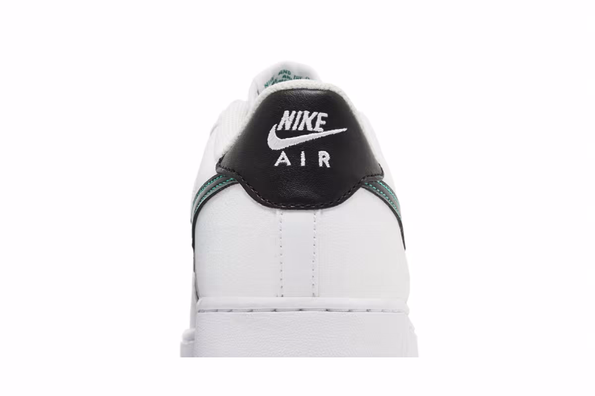 Nike Air Force 1 LV8 2 GS White Black Malachite, view 8