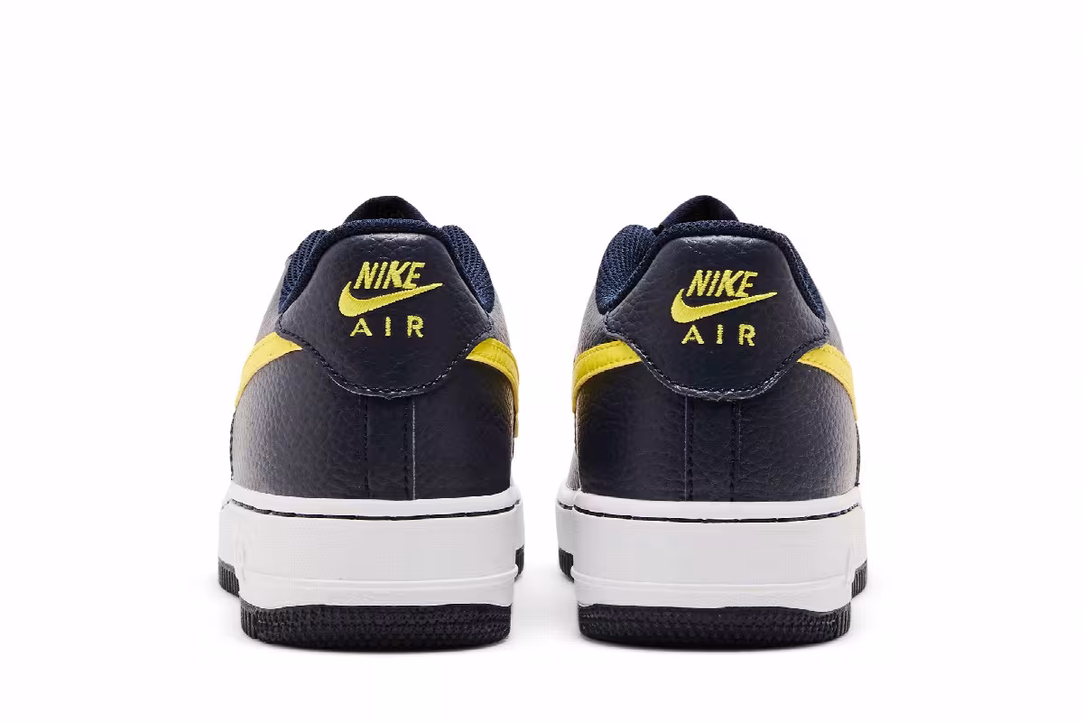 Nike Air Force 1 GS Obsidian Opti Yellow, view 7
