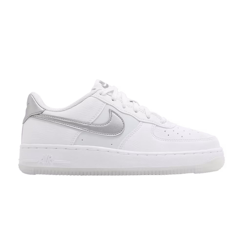 Nike Air Force 1 GS White Football Grey