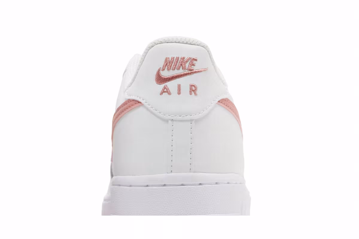 Nike Air Force 1 GS White Red Stardust, view 8