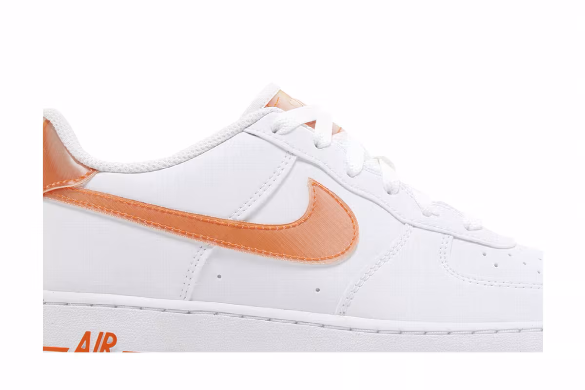 Nike Air Force 1 Next Nature GS Safety Orange Lenticular, view 3