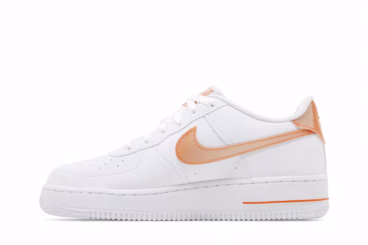 Nike Air Force 1 Next Nature GS Safety Orange Lenticular, view 4