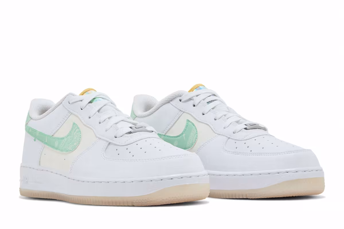 Nike Air Force 1 LV8 GS Pastel Paisley, view 9