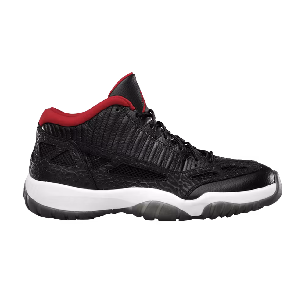 Air Jordan 11 Low IE Black Charcoal Red 2011