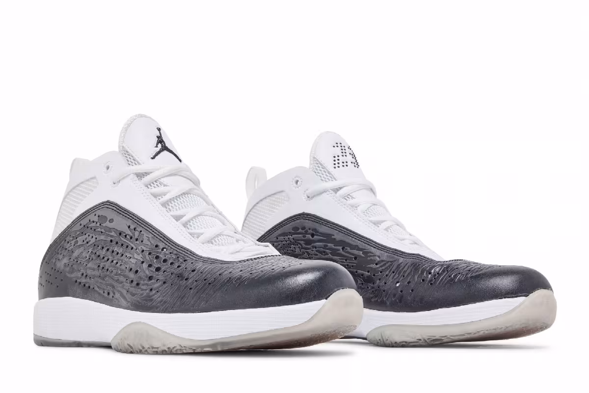 Air Jordan 2011 White Black, view 9