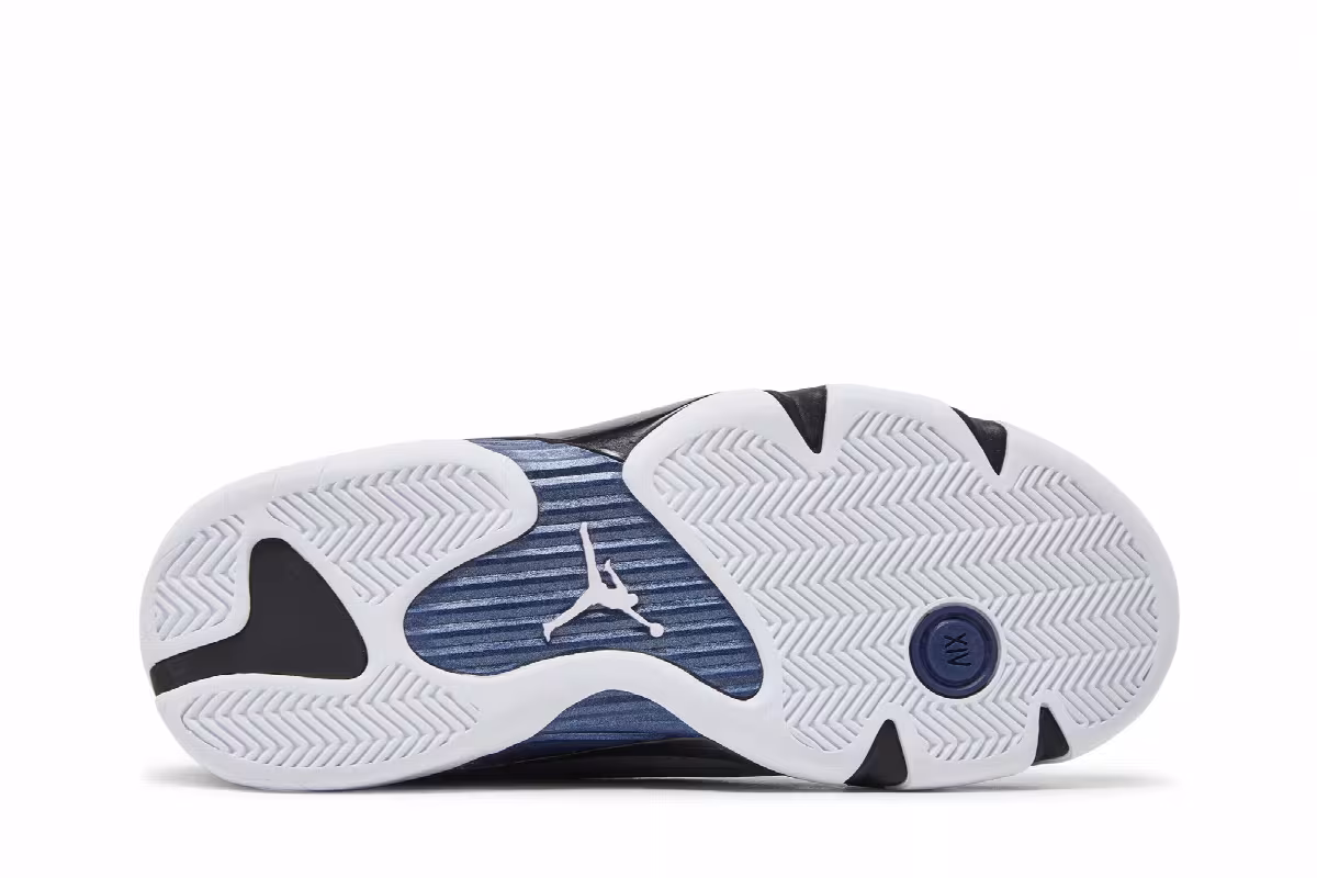 Air Jordan 14 Graphite Navy, view 5