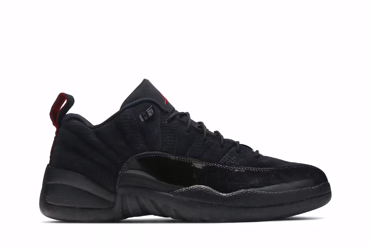 Air Jordan 12 Low Black Patent, view 2