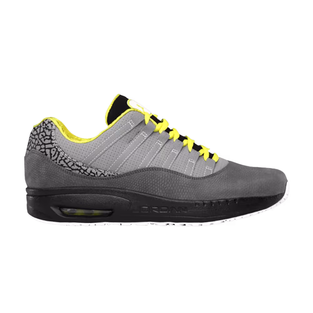 Air Jordan Comfort Viz Air 11 Leather Stealth Pack - Light Graphite Sonic Yellow