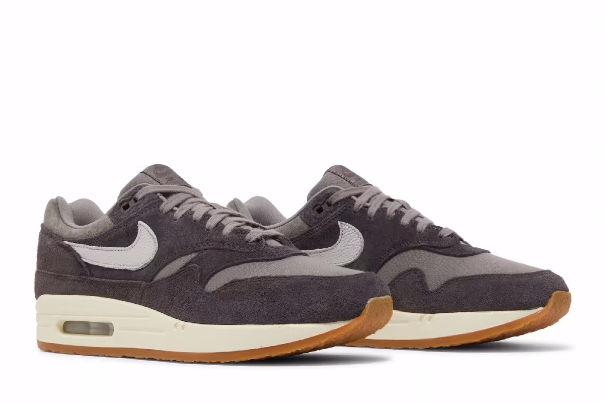 Nike Air Max 1 Premium Crepe - Soft Grey, view 9