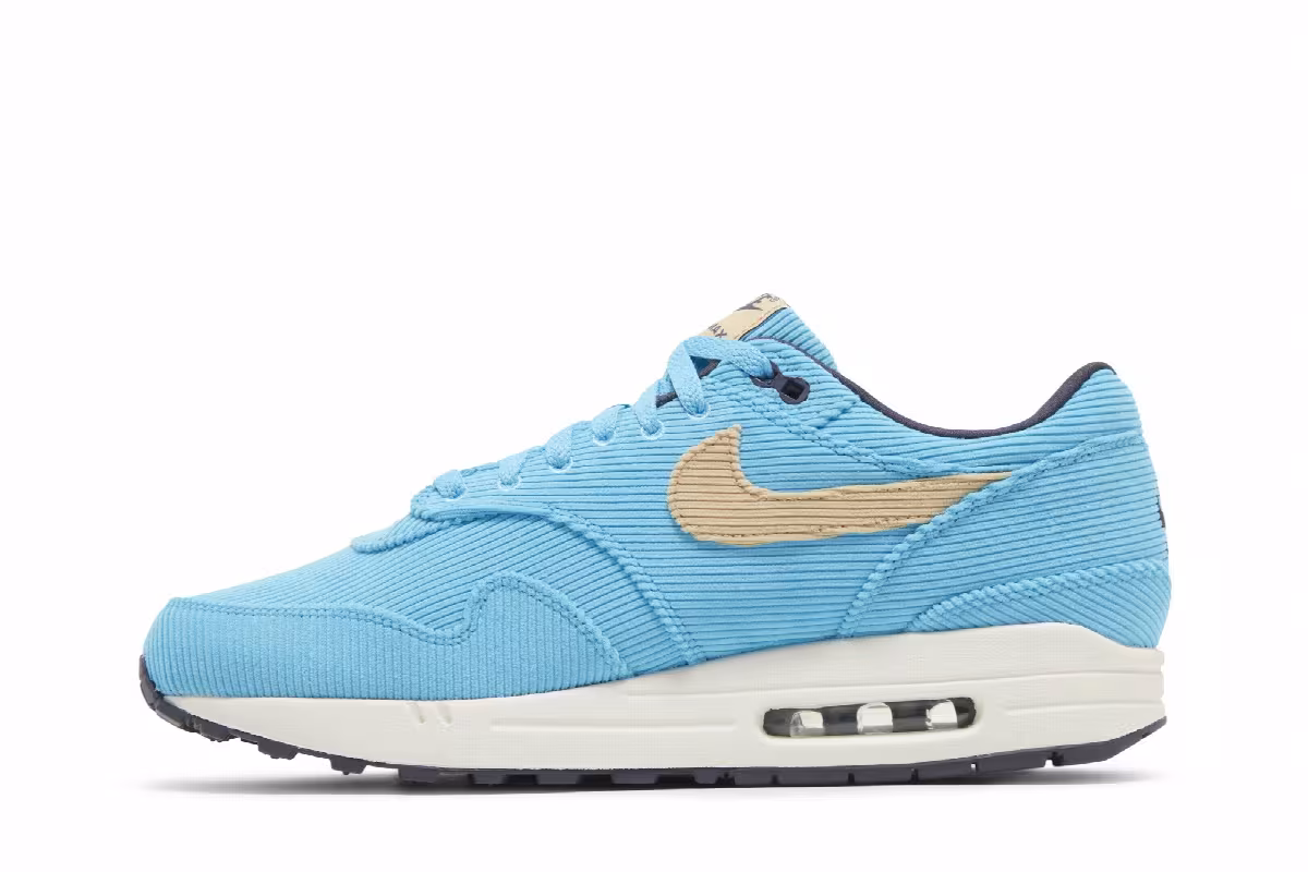 Nike Air Max 1 Premium Baltic Blue Corduroy, view 4