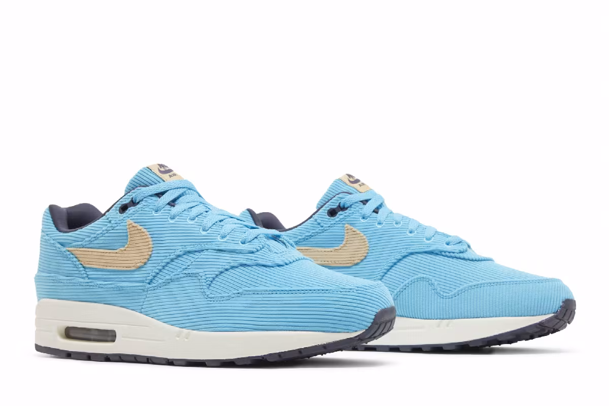 Nike Air Max 1 Premium Baltic Blue Corduroy, view 9