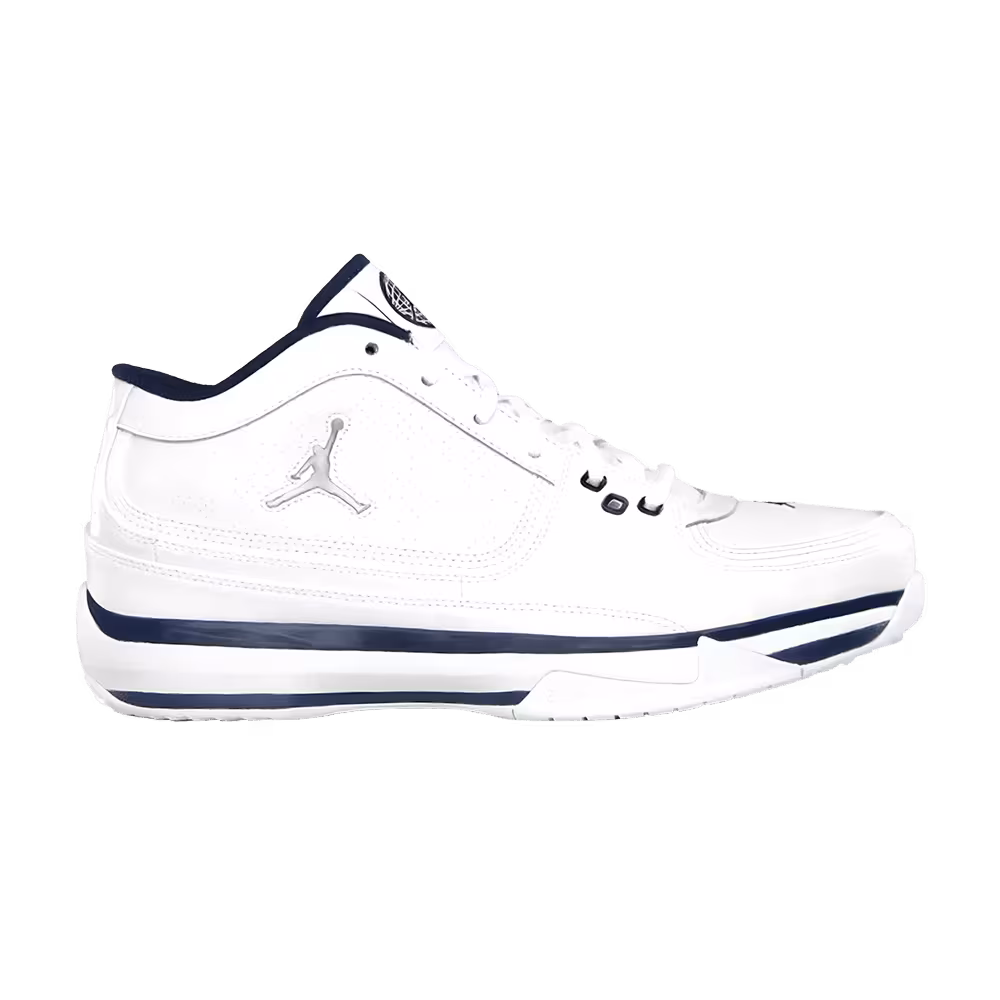 Air Jordan Team ISO Low White Midnight Navy