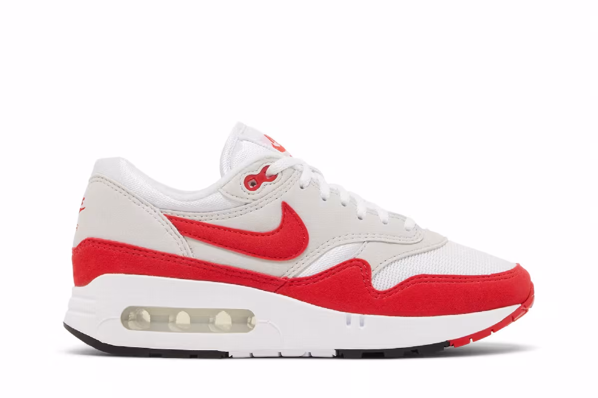Nike Women's Air Max 1 Big Bubble - Red, view 2