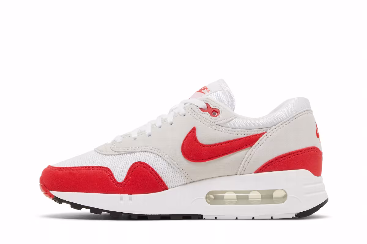 Nike Women's Air Max 1 Big Bubble - Red, view 4