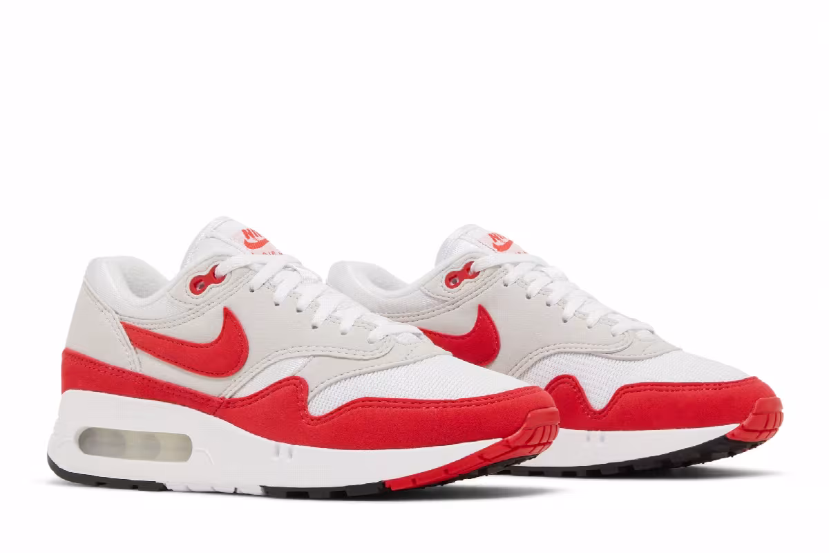 Nike Women's Air Max 1 Big Bubble - Red, view 9