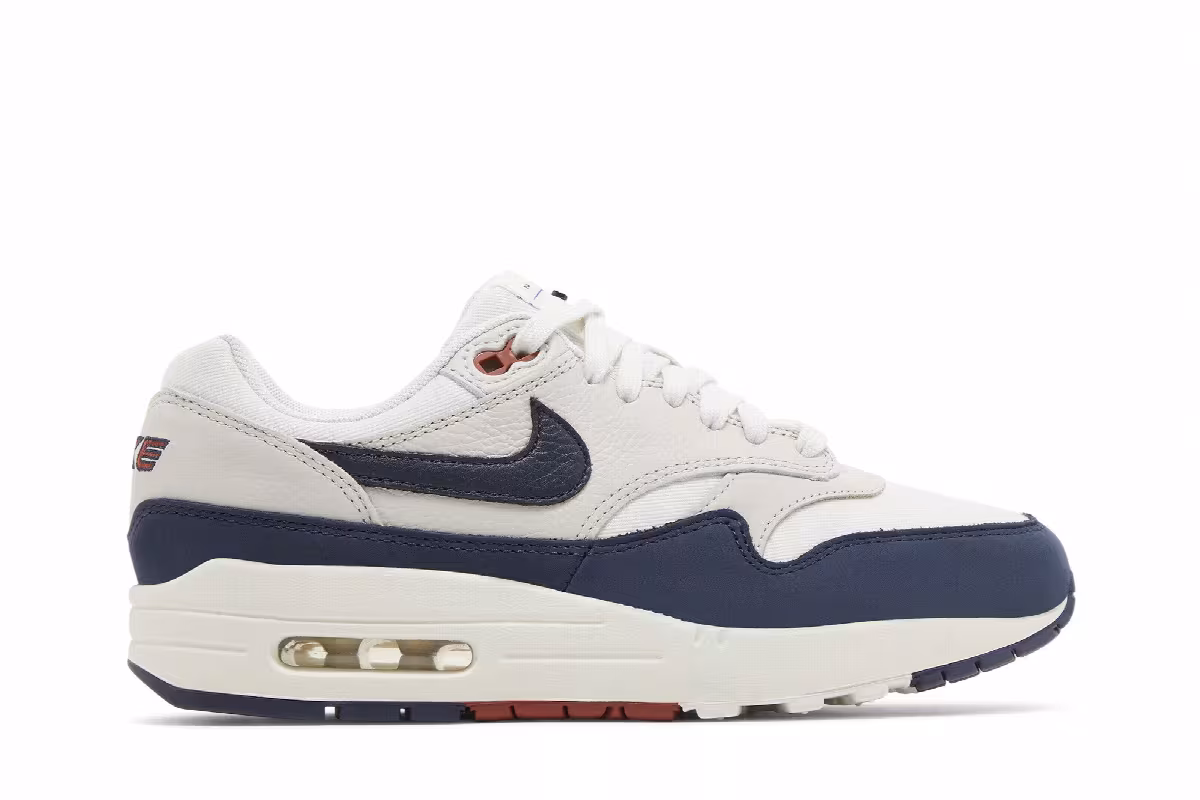 Nike Women's Air Max 1 Obsidian Rugged Orange, view 2