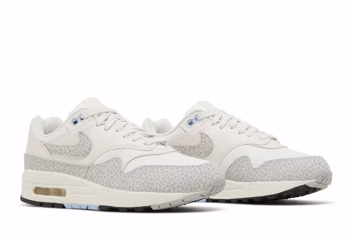 Nike Women's Air Max 1 Safari - Summit White, view 9