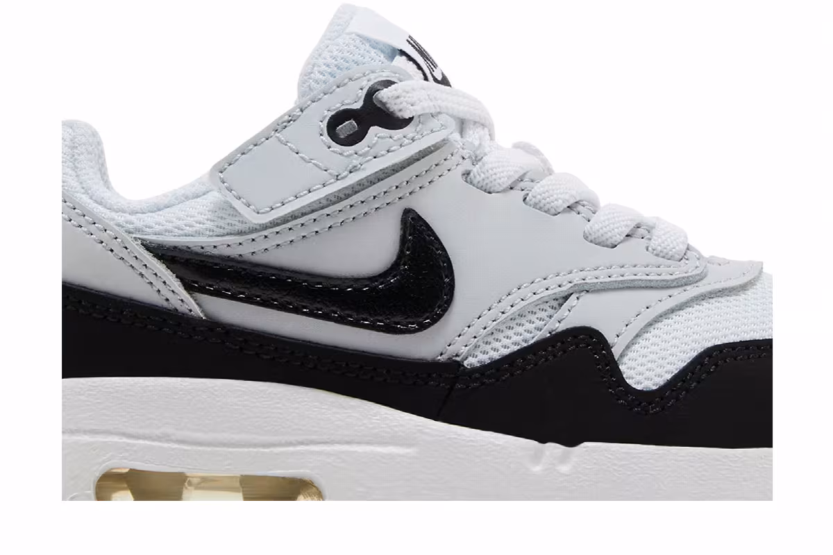 Nike Air Max 1 EasyOn PS Pure Platinum Black, view 3