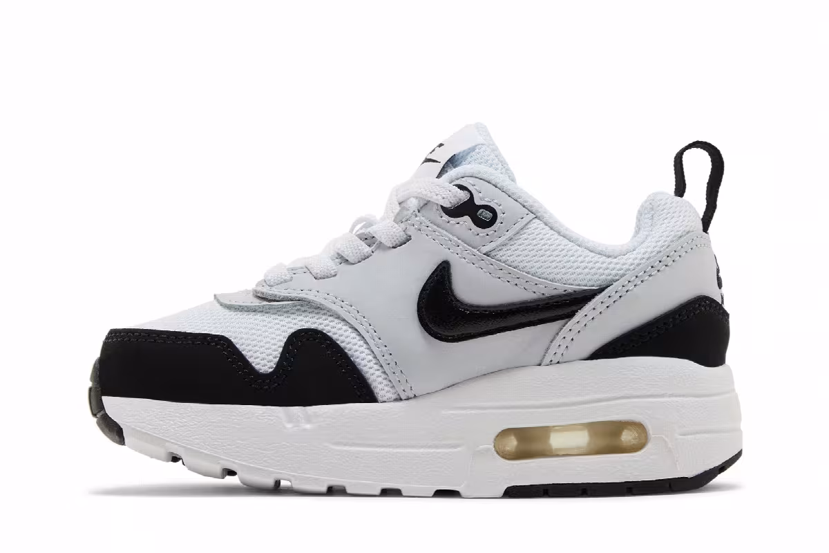 Nike Air Max 1 EasyOn PS Pure Platinum Black, view 4