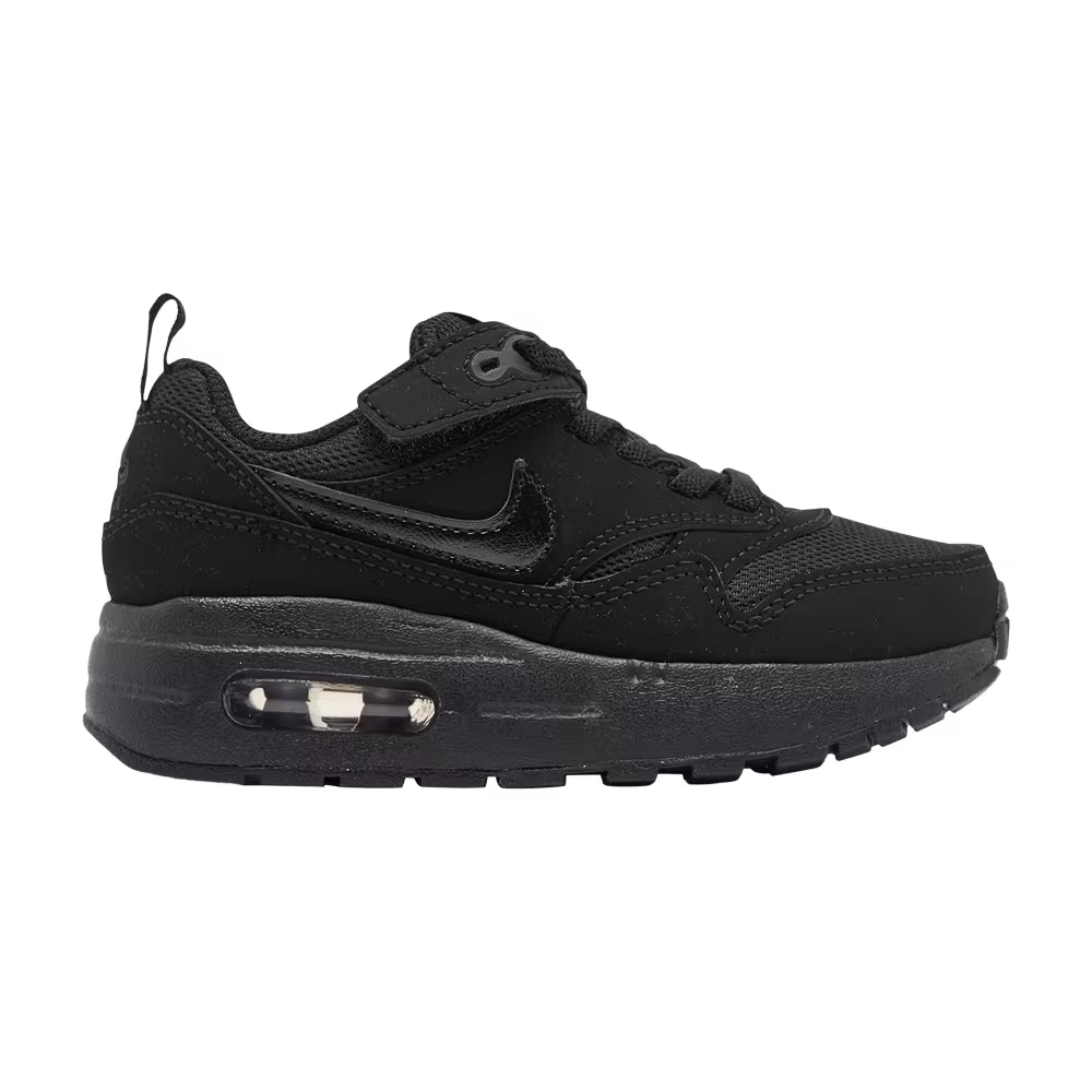 Nike Air Max 1 EasyOn PS Triple Black