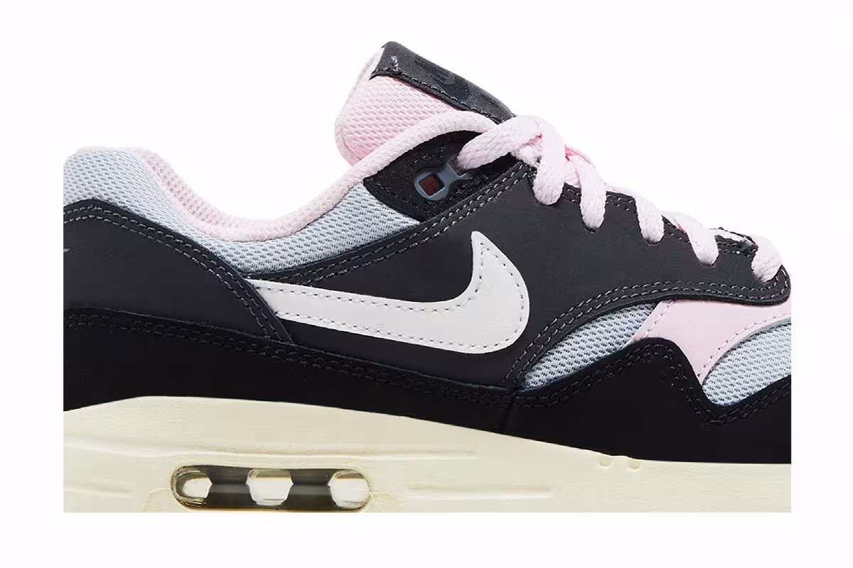 Nike Air Max 1 GS Anthracite Pink Foam, view 3