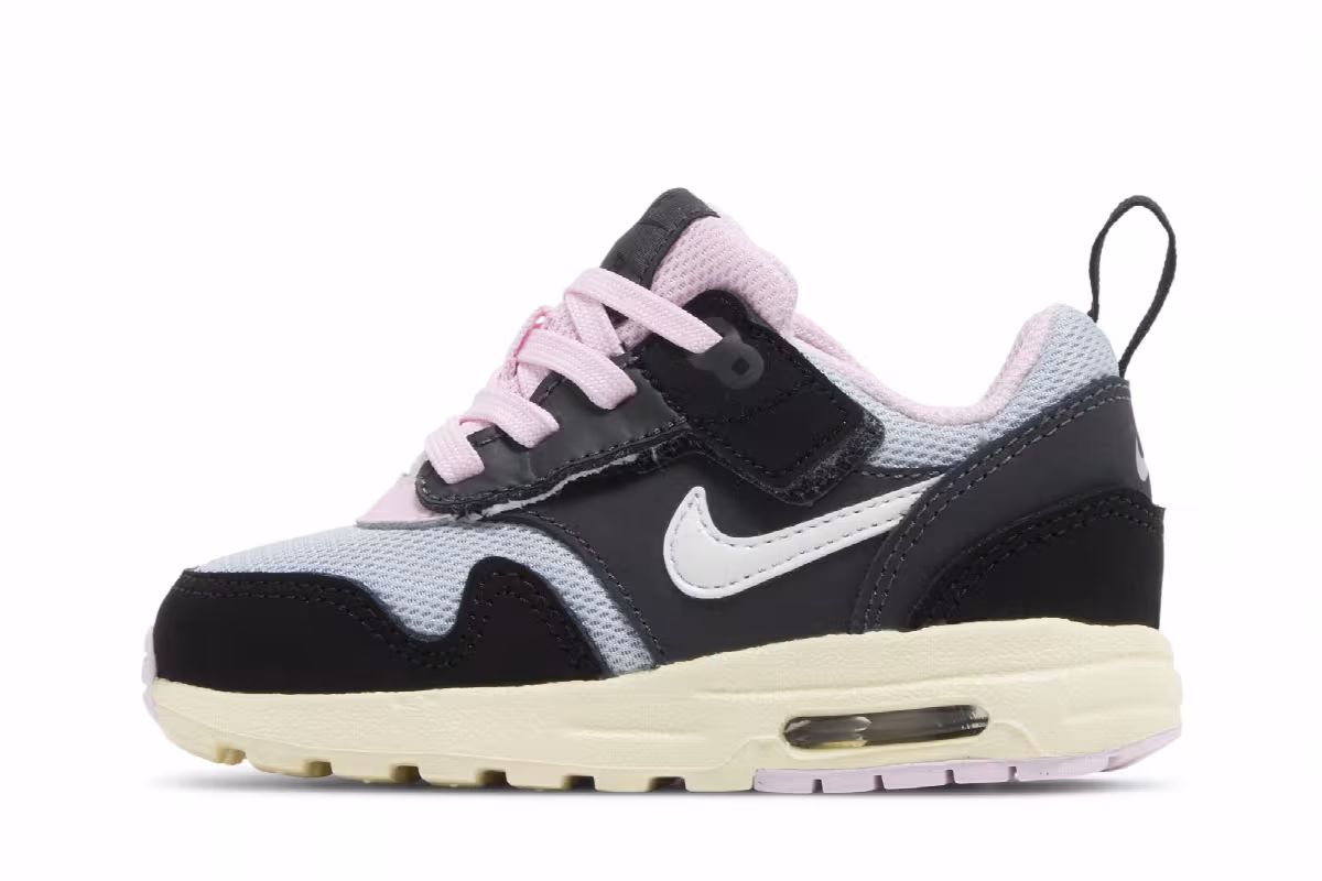 Nike Air Max 1 TD Anthracite Pink Foam, view 4