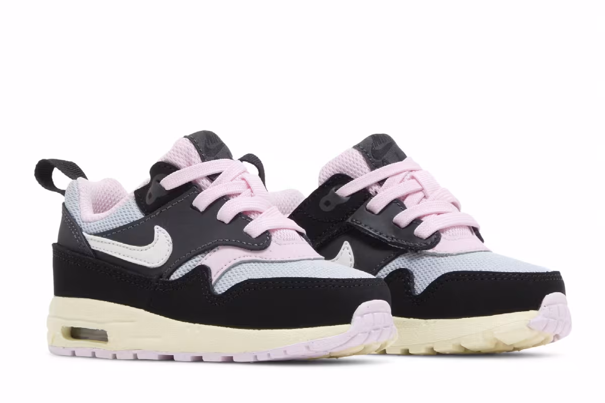 Nike Air Max 1 TD Anthracite Pink Foam, view 9
