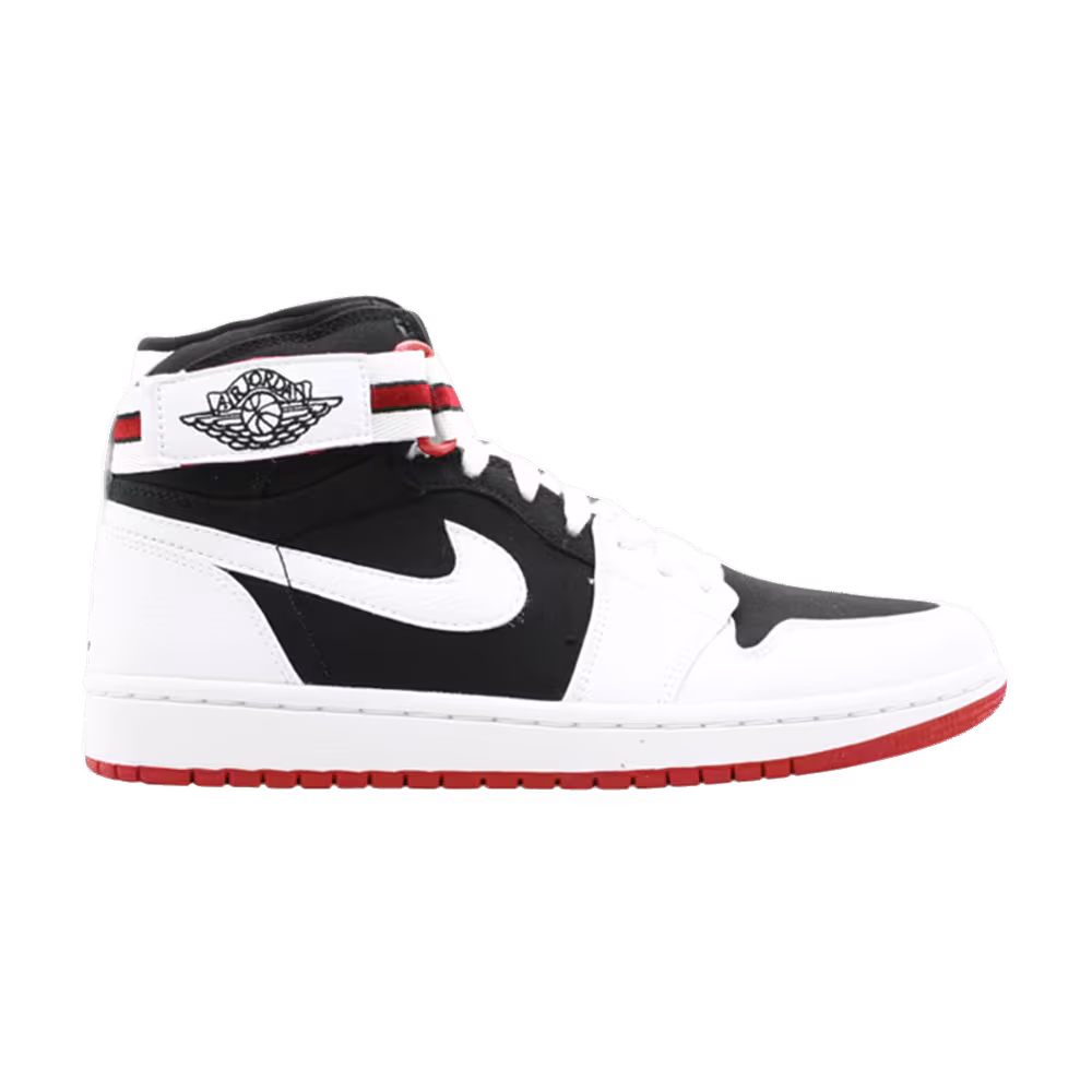 Air Jordan 1 High Strap White Black Varsity Red