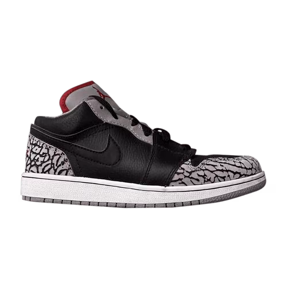 Air Jordan 1 Phat Low GS Black Cement