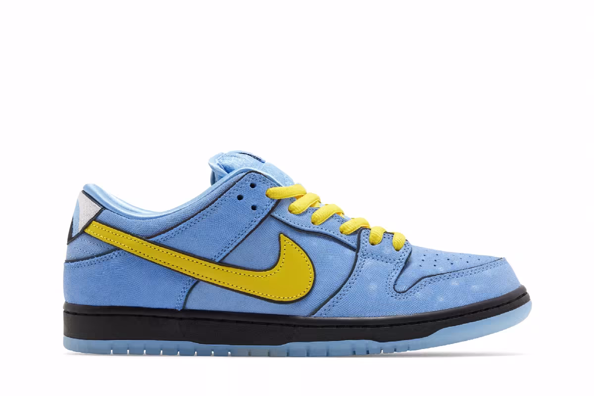 The Powerpuff Girls x Nike Dunk Low Pro SB QS Bubbles, view 2