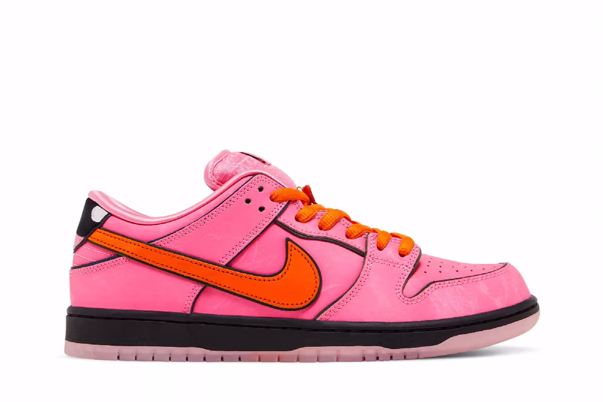 The Powerpuff Girls x Nike Dunk Low Pro SB QS Blossom, view 2