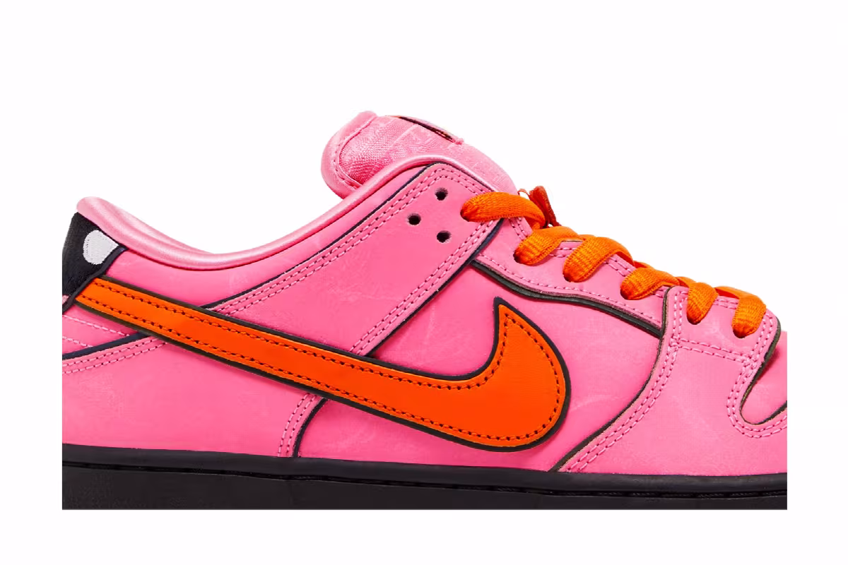 The Powerpuff Girls x Nike Dunk Low Pro SB QS Blossom, view 3