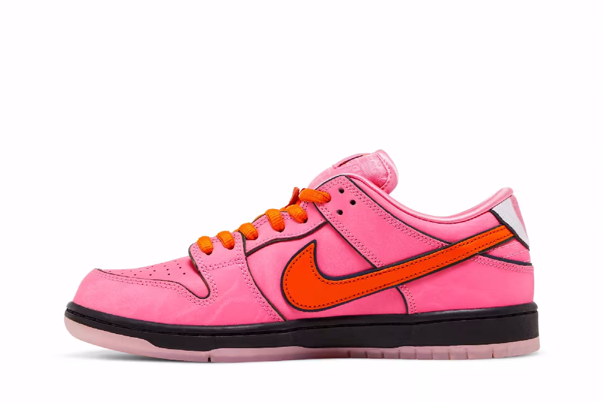 The Powerpuff Girls x Nike Dunk Low Pro SB QS Blossom, view 4