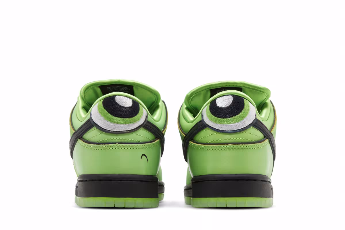 The Powerpuff Girls x Nike Dunk Low Pro SB QS Buttercup, view 7