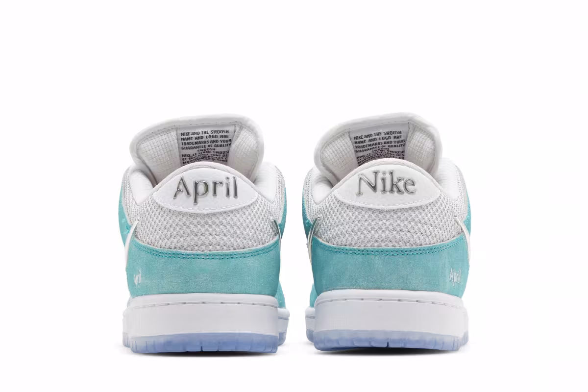 April Skateboards x Nike Dunk Low SB Turbo Green, view 7