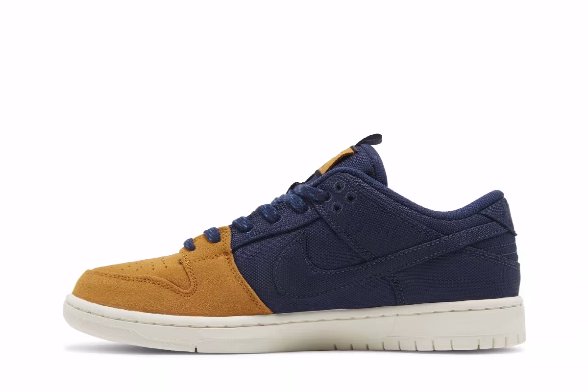 Nike Dunk Low SB Navy Desert Ochre, view 4