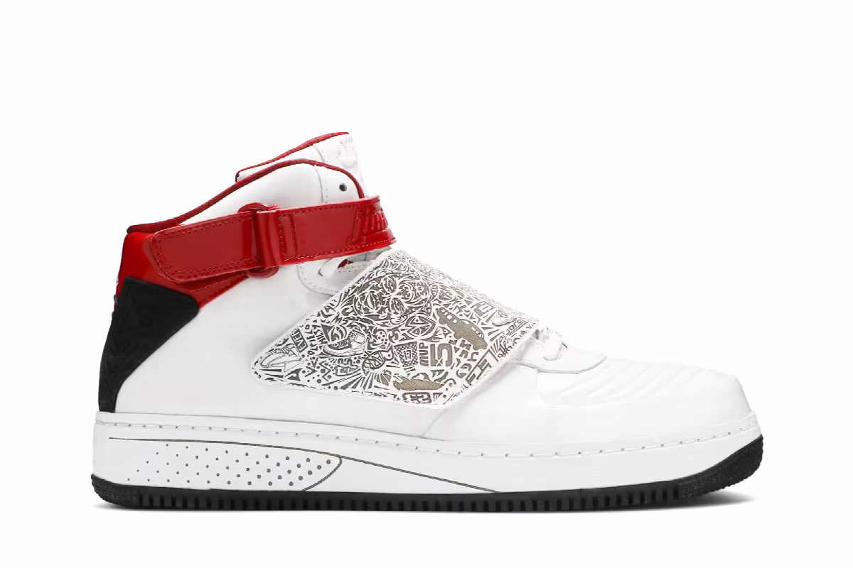 Air Jordan Fusion 20 White Varsity Red, view 2