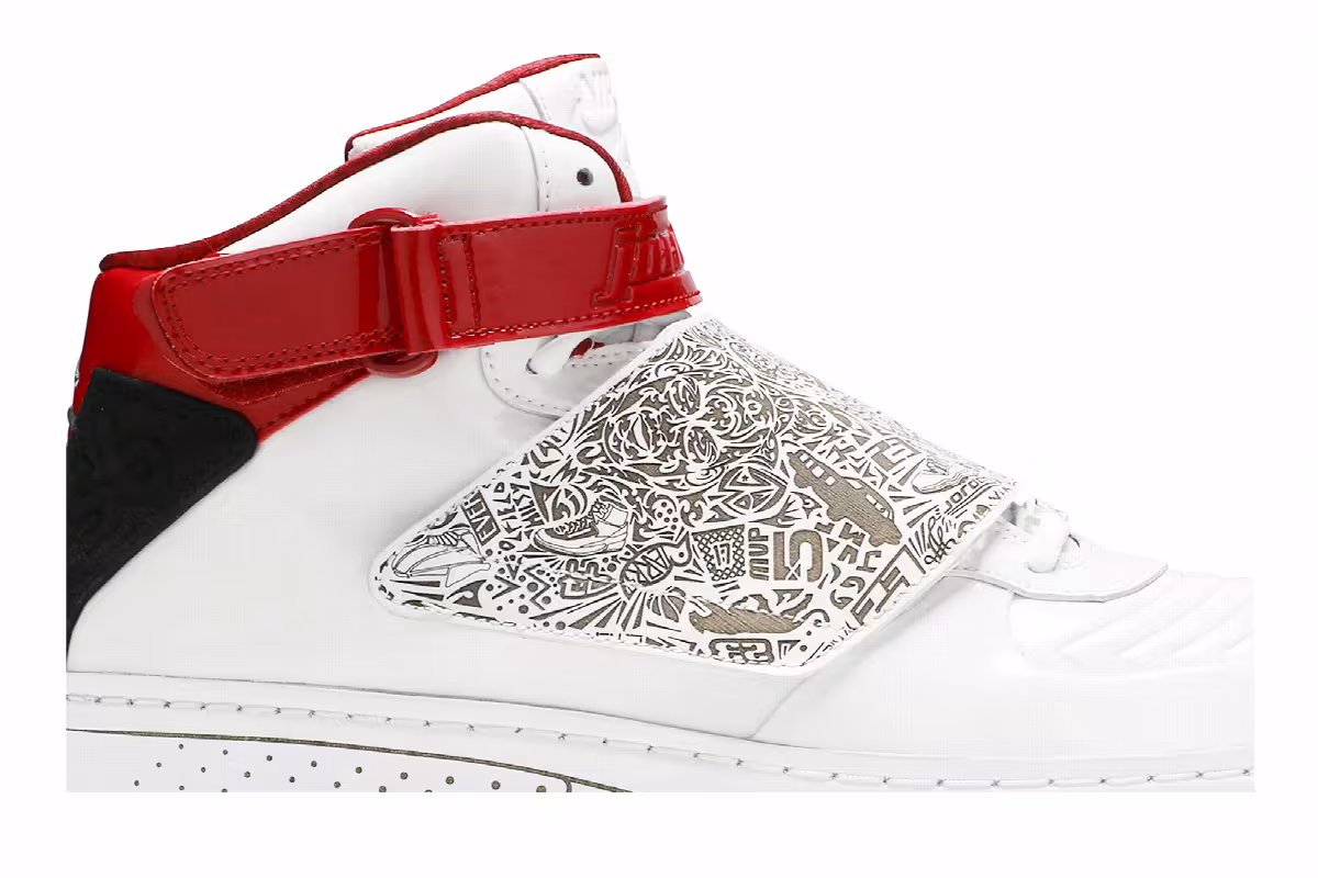 Air Jordan Fusion 20 White Varsity Red, view 3