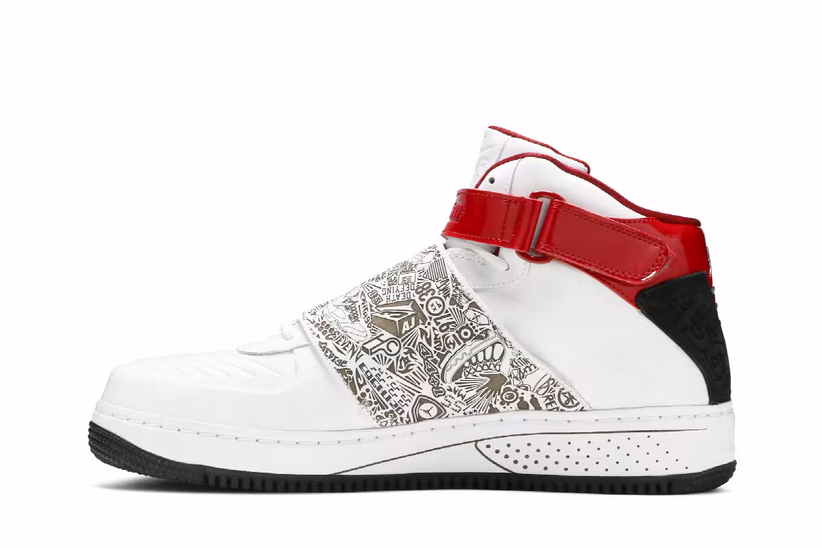 Air Jordan Fusion 20 White Varsity Red, view 4